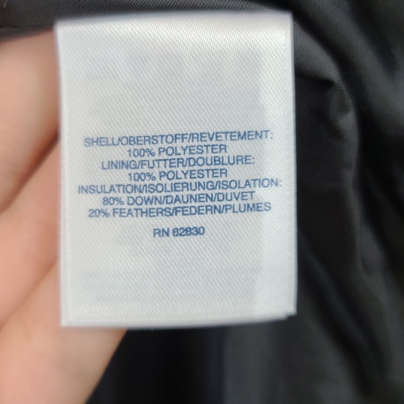 Lands' End Leopard Quilted Down Puffer Vest - Picture 5 of 6